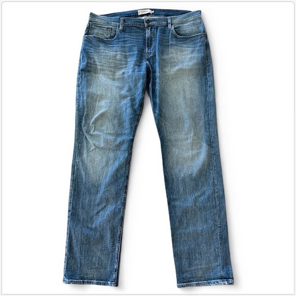 Hudson Blake Slim Straight Fit Jeans in Blue Coast Stretch Denim New NWT 38 - Picture 3 of 6